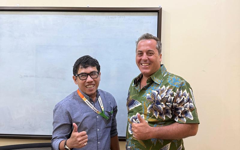 Pertemuan tim proyek IPP PMA emas BUMINES dengan investor asing